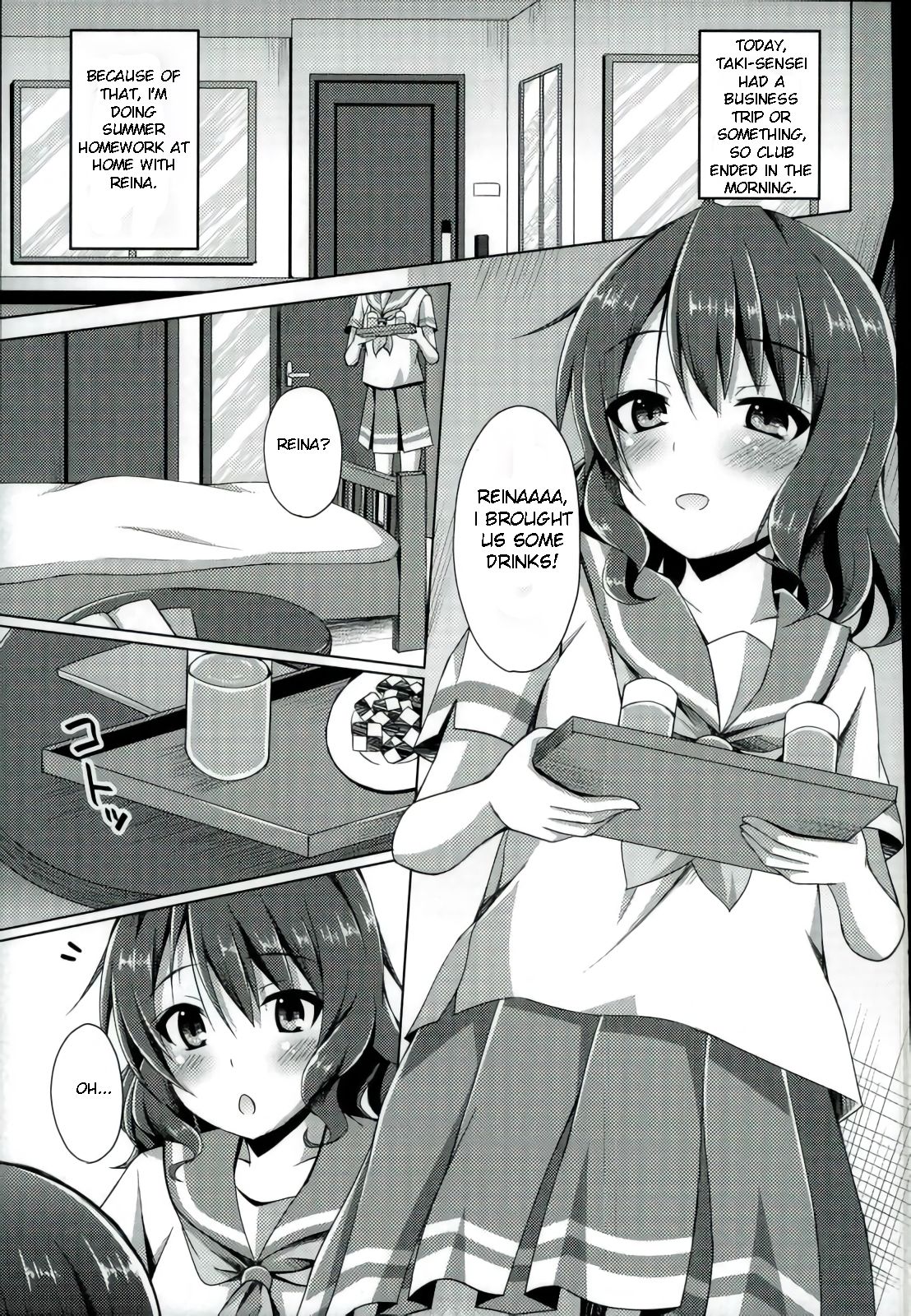 "Chotto Reinaa..." "Daijoubu Watashi ni Makasete" | "Wait, Reina..." "It's alright, leave it to me" page 2 full