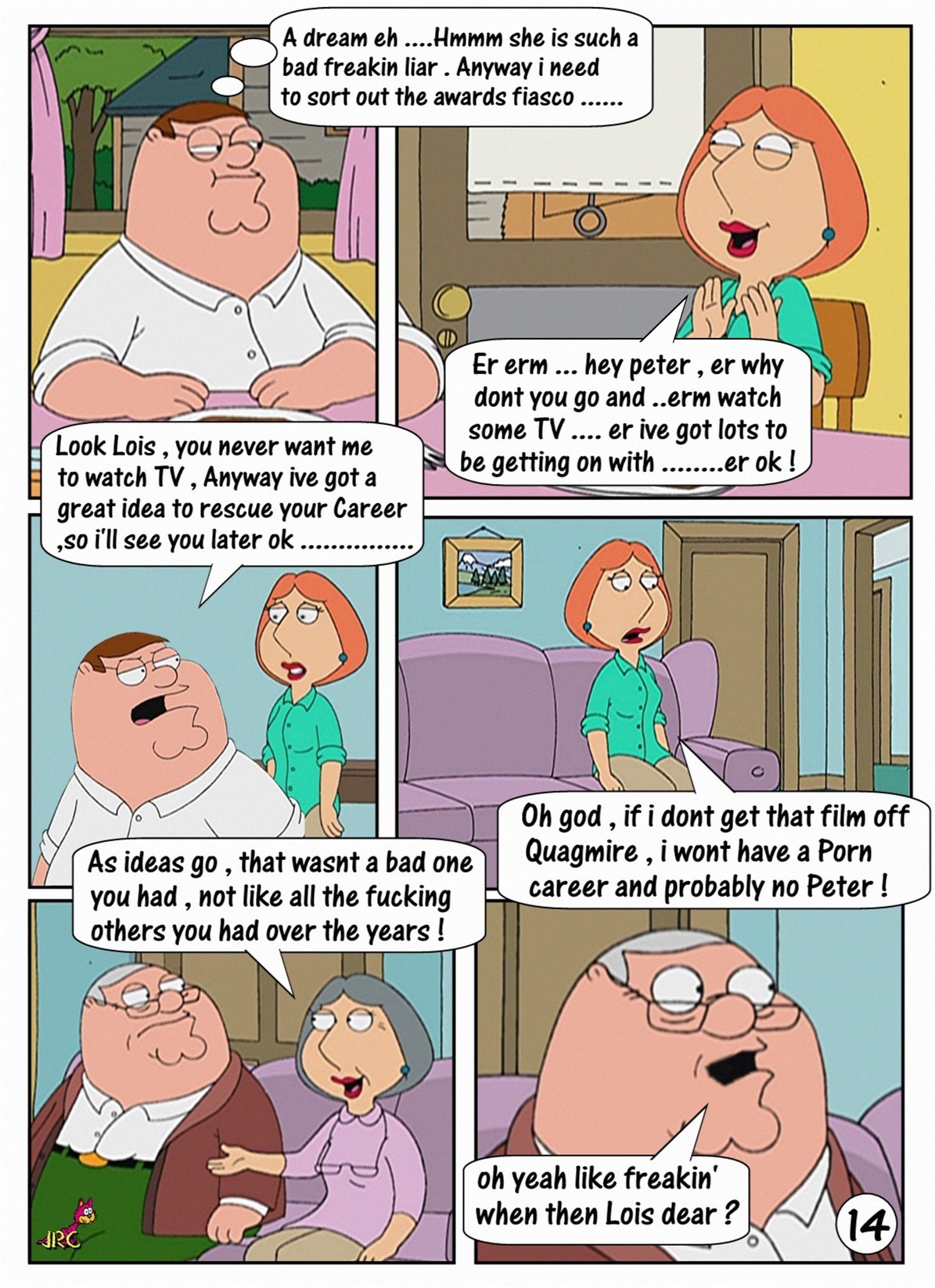 Family Guy —  — The Retrospective Adventures Of A Housewife Turned Porno Star — Lois page 6 full