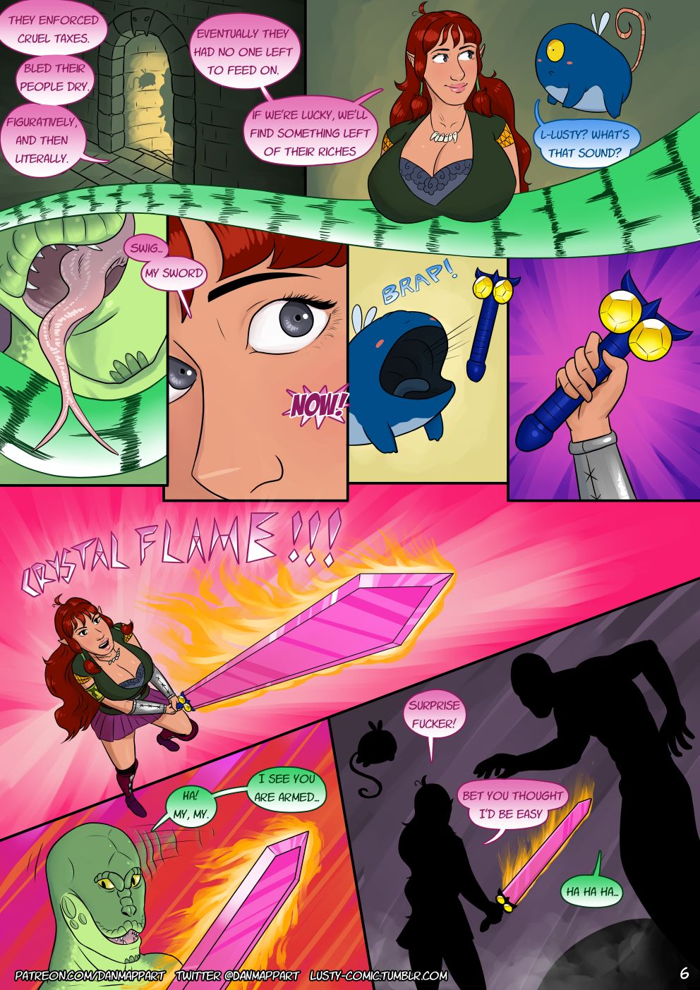 Lusty and the Cunning Snakelord Ch. 1 page 6 full