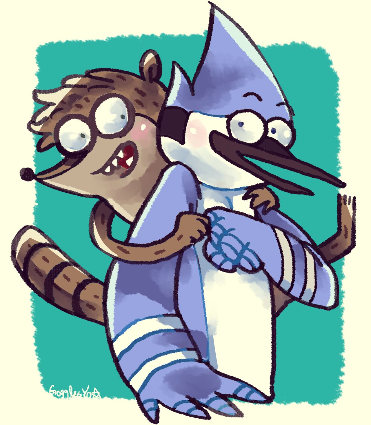 Mordecai and Rigby! page 2 full
