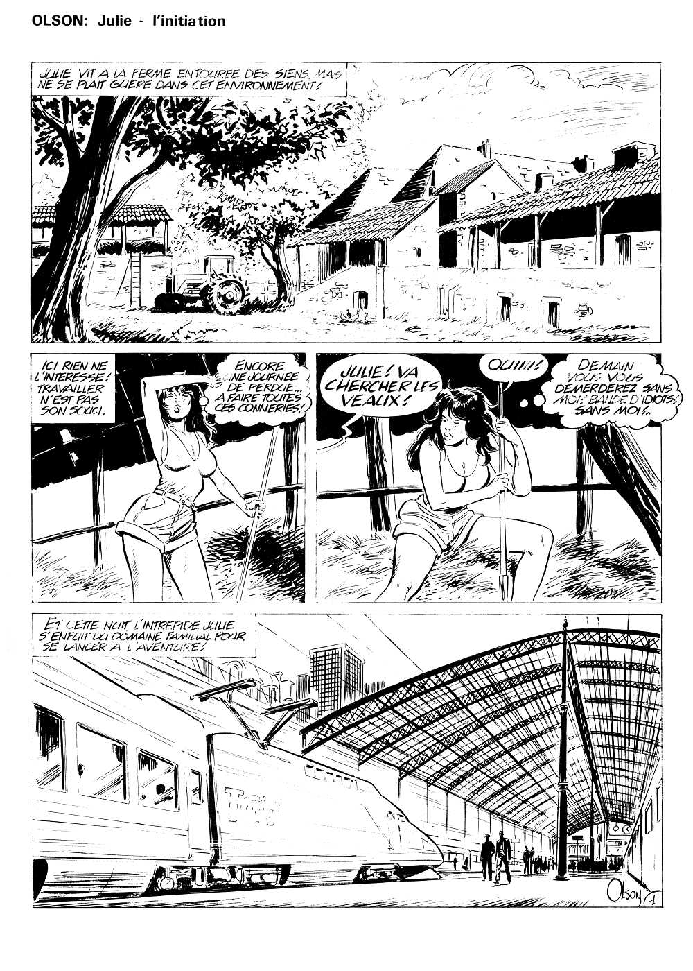 Julie, l'initiation page 1 full
