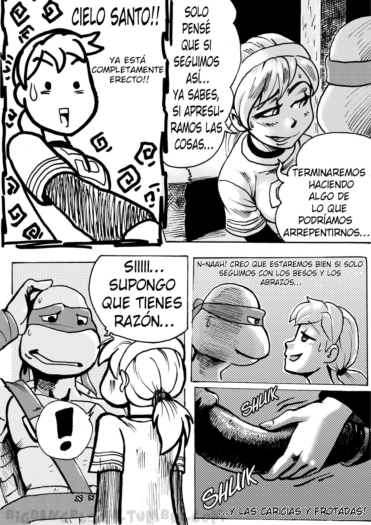 TMNT 2012 Amor Mutante page 10 full