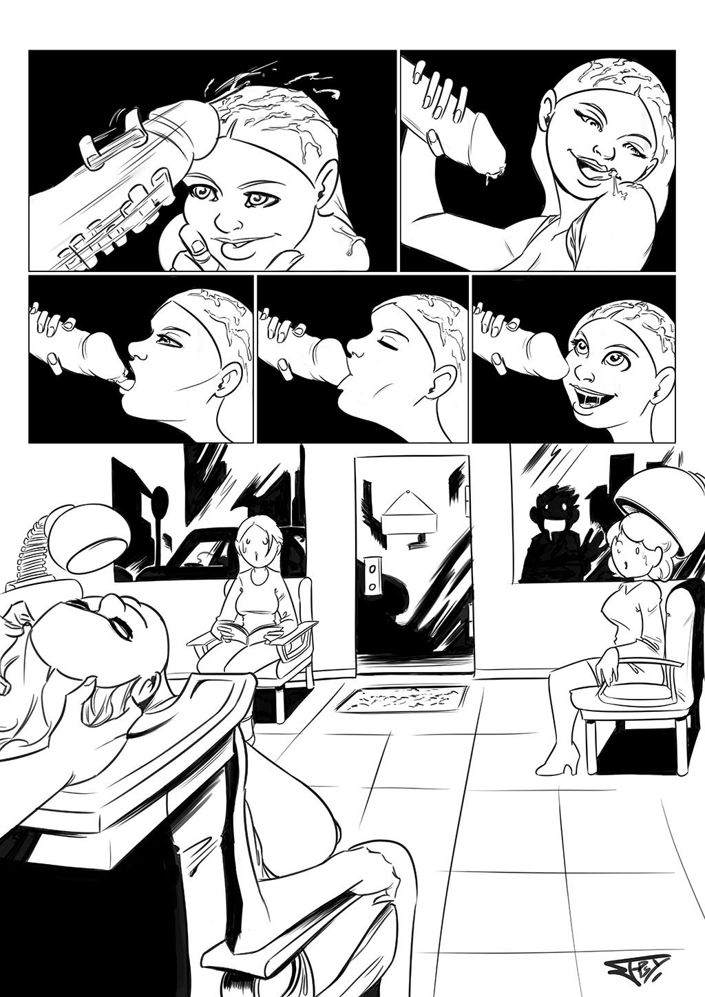 Hair Cum Hair Cut page 4 full