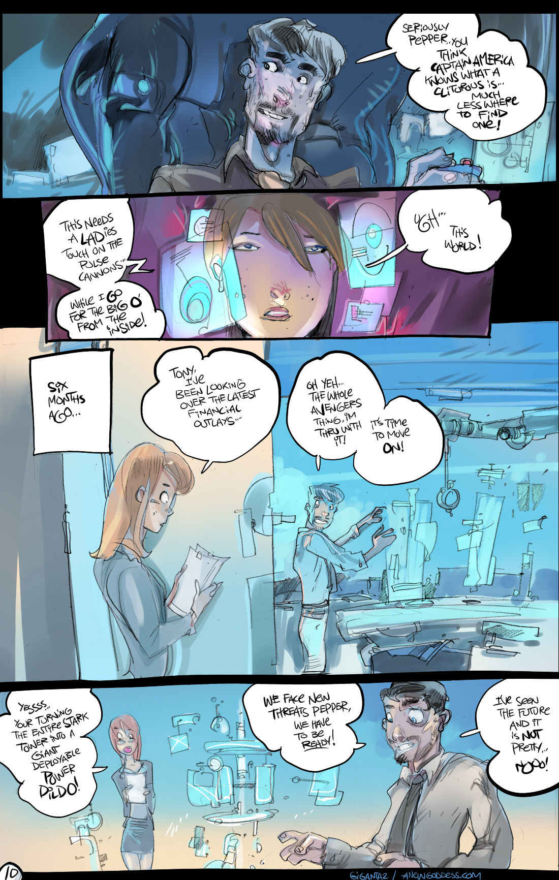 A New Goddess Part 2: The Battle For New York City page 10 full
