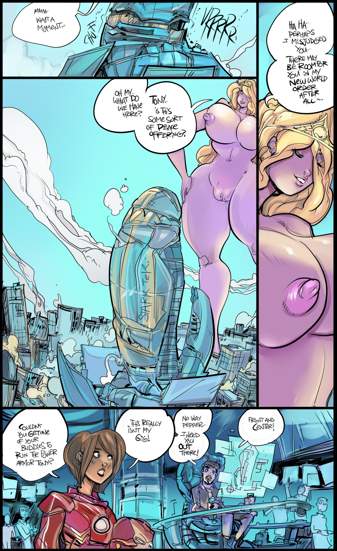 A New Goddess Part 2: The Battle For New York City page 9 full
