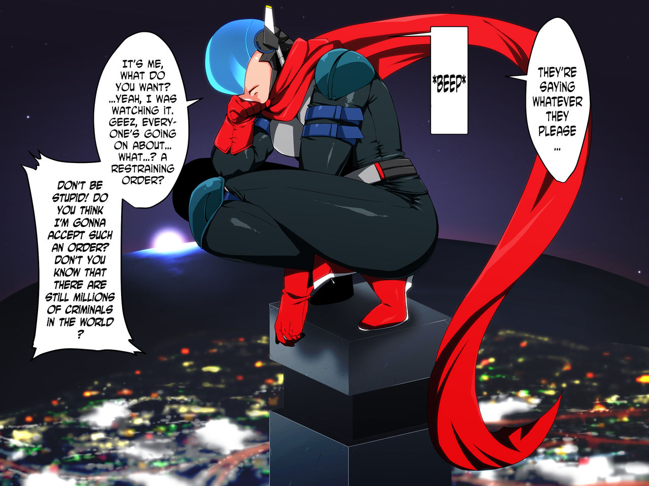 Kaijin Kaizou! Sennou Akuochi Heroes! page 6 full