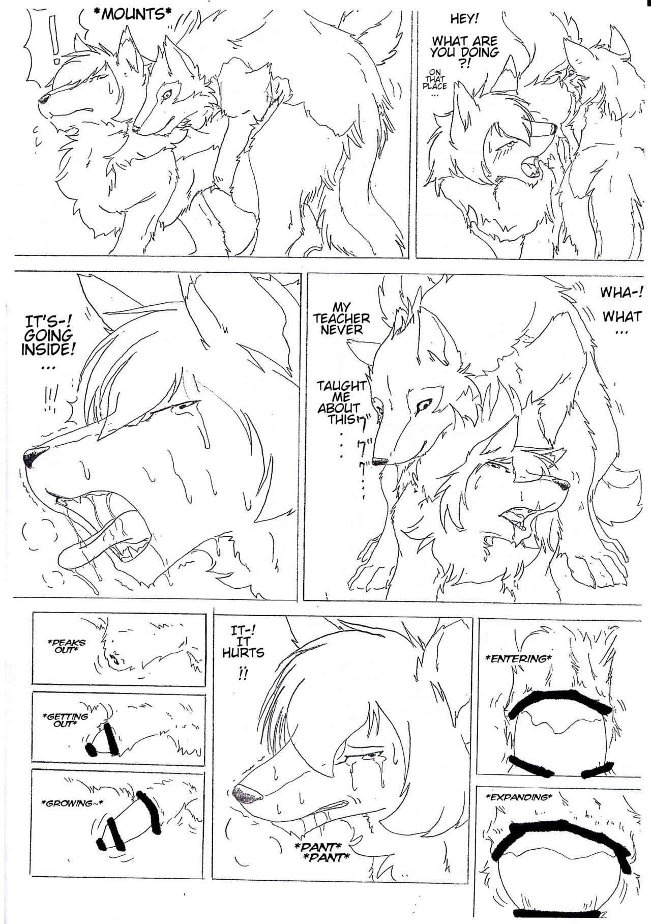 Ori Ookami Ojii-san to Ame no Koi | The love story of Ame and Mr Wolf page 4 full