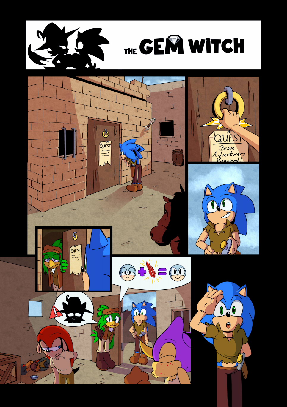 The Gem Witch page 1 full