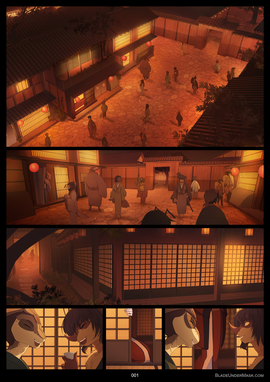 Blade Under Mask Ch. 1 page 1 full
