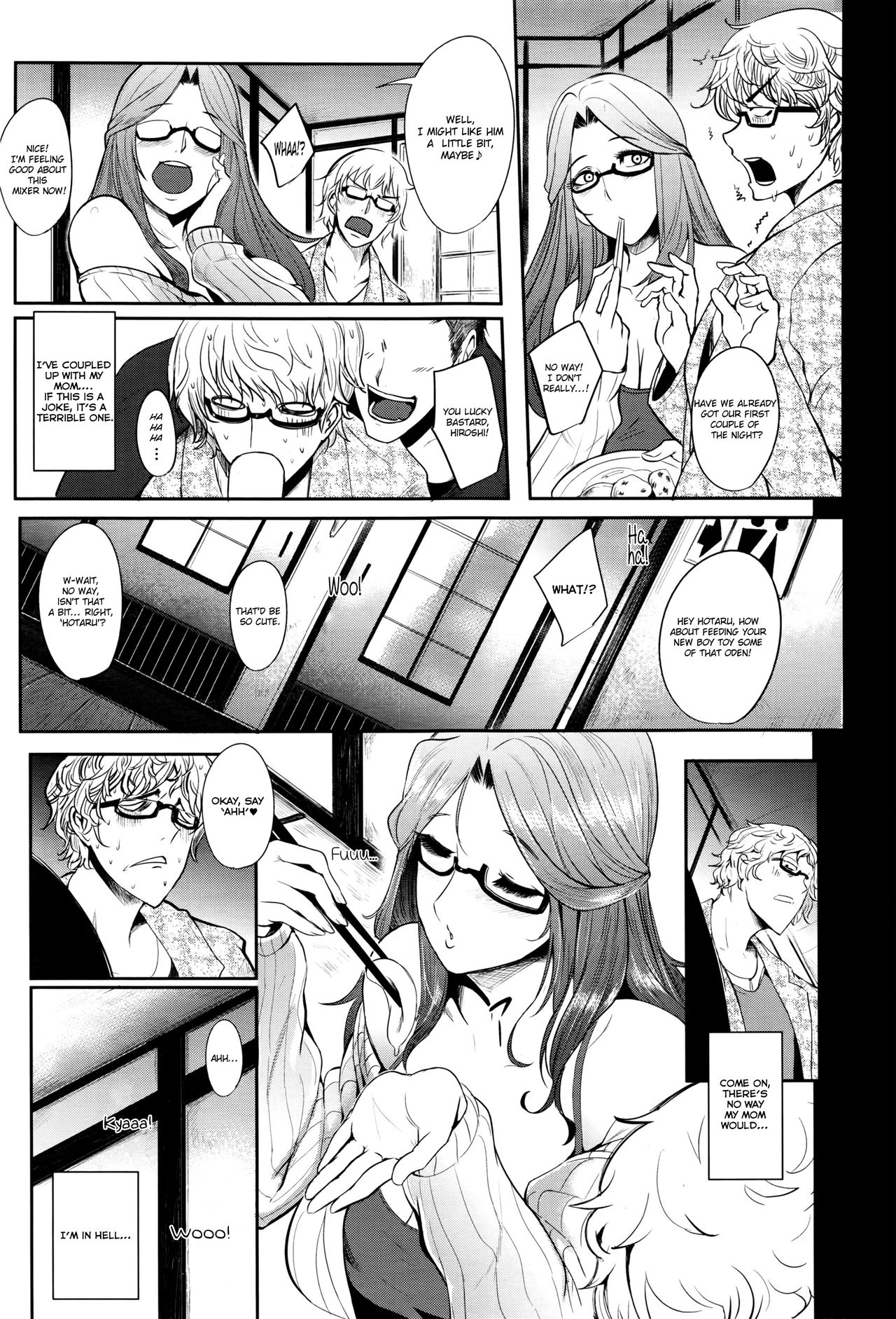 Hatsu Goukon wa Mama Naranai! | My First Mixer Was a Real Motherfucker! page 5 full
