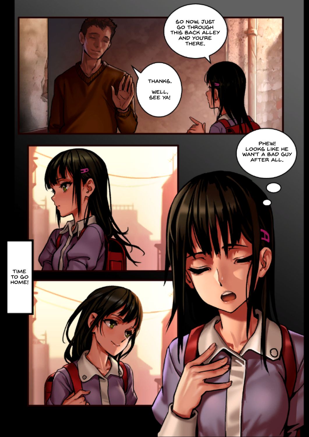 The Girl and the Back Alley 0.9 - 3.1 - Page 5 - IMHentai