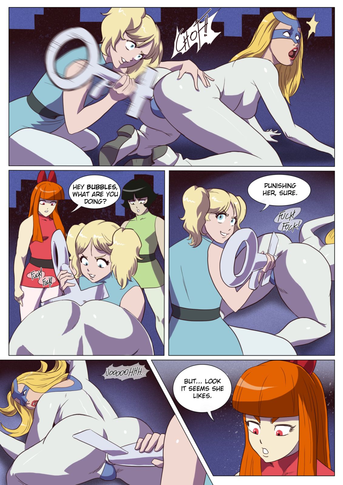 Badass Powerpuff Girls vs Femme Fatale page 6 full