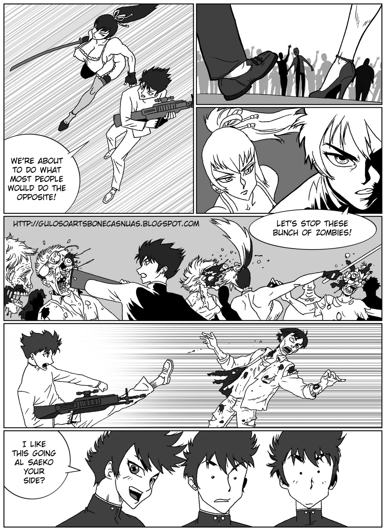 Highschool Of The Dead page 1 full