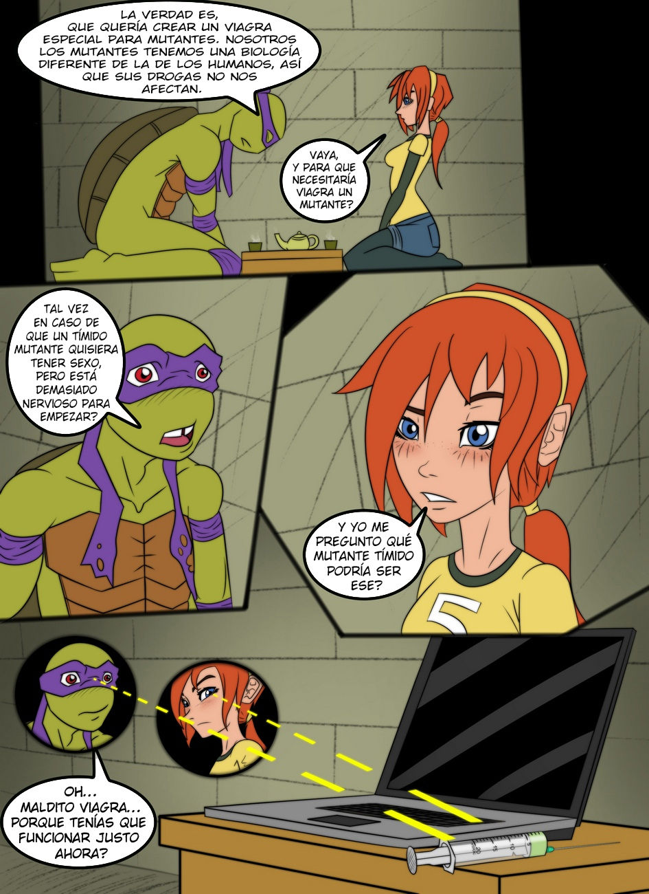 TMNT - Relax in April page 8 full