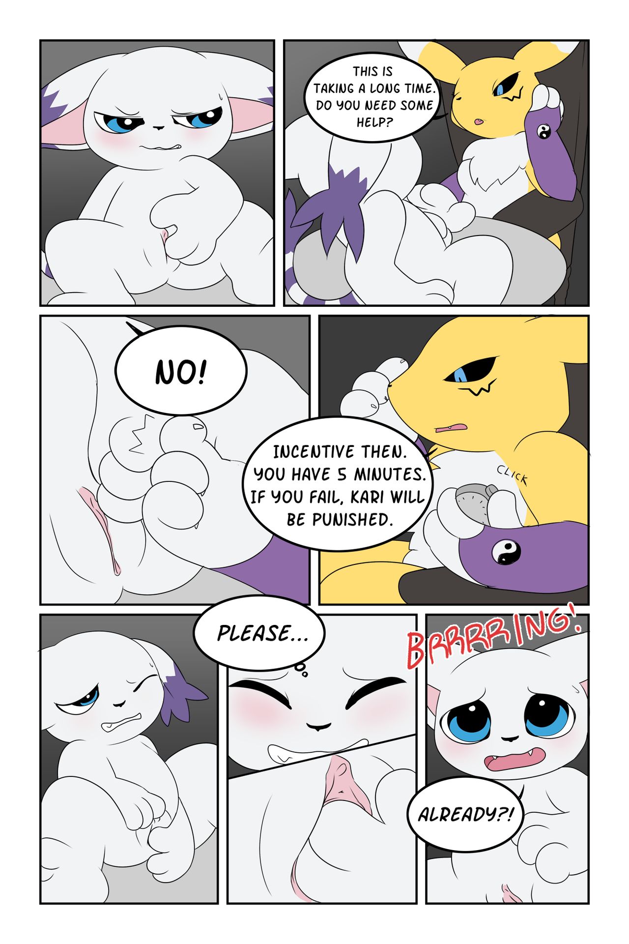 Gatomon's Humilhation page 3 full