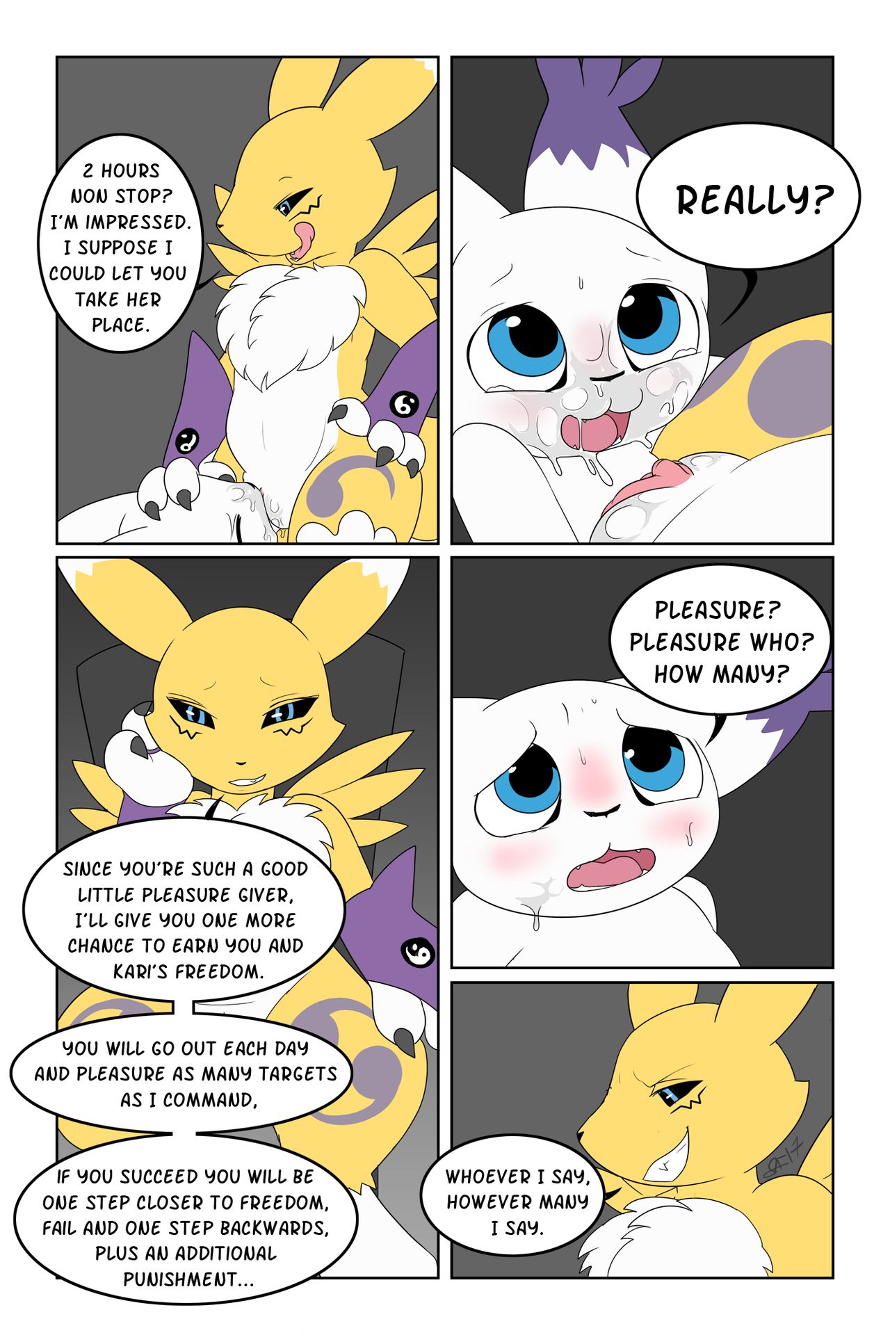 Gatomon's Humilhation page 5 full