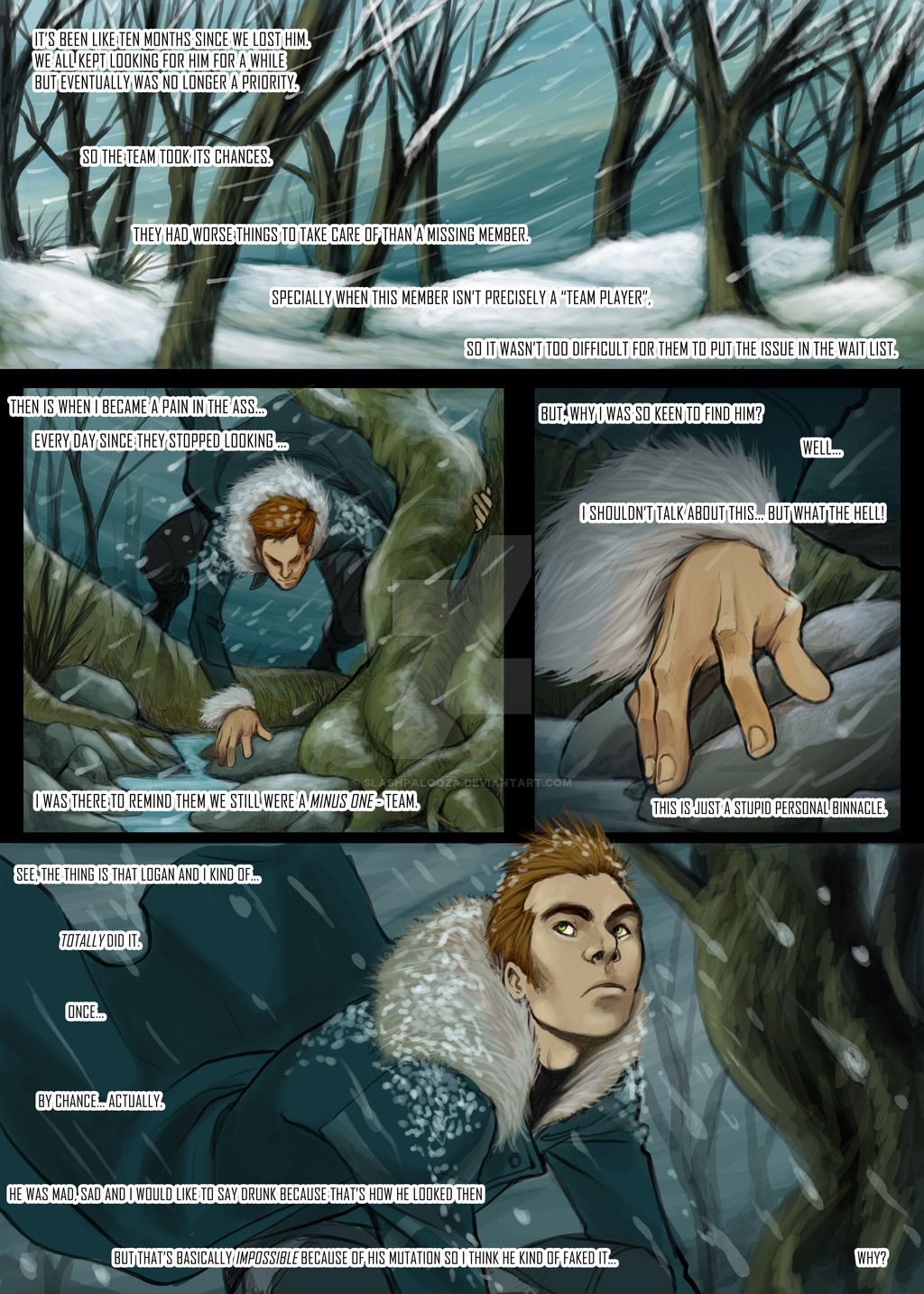 Wolverine and Nightwolf page 1 full