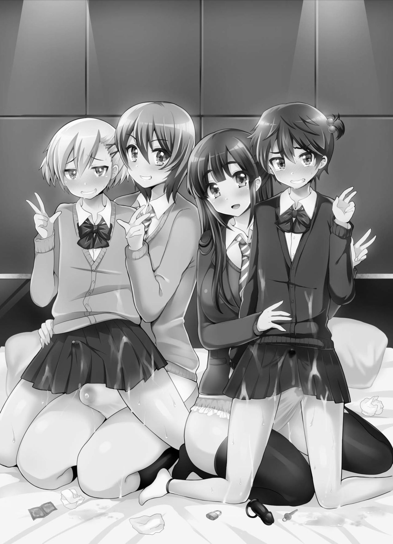 Futanari! Oshioki Time 2 ~Shasei Kanri Kyousei Josou Hen~ | Futanari! Punishment Time 2 page 2 full