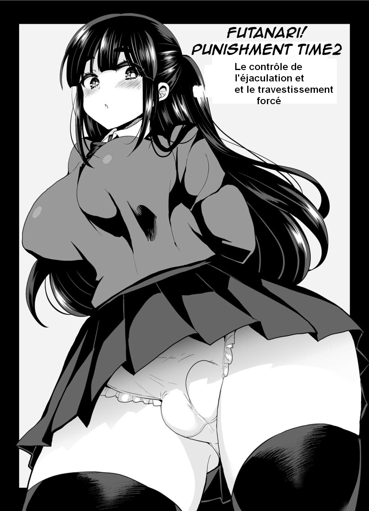 Futanari! Oshioki Time 2 ~Shasei Kanri Kyousei Josou Hen~ | Futanari! Punishment Time 2 page 9 full