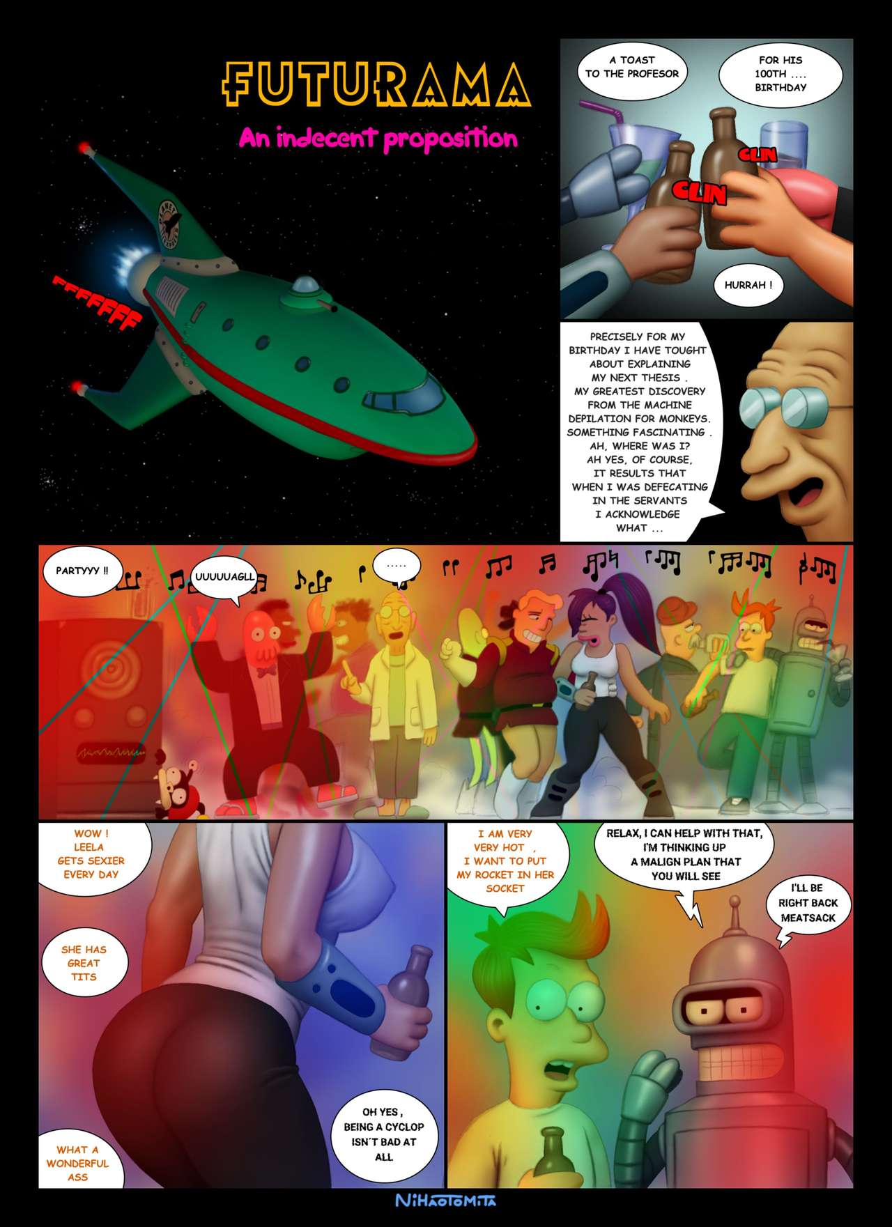 Futurama - An indecent proposition page 1 full