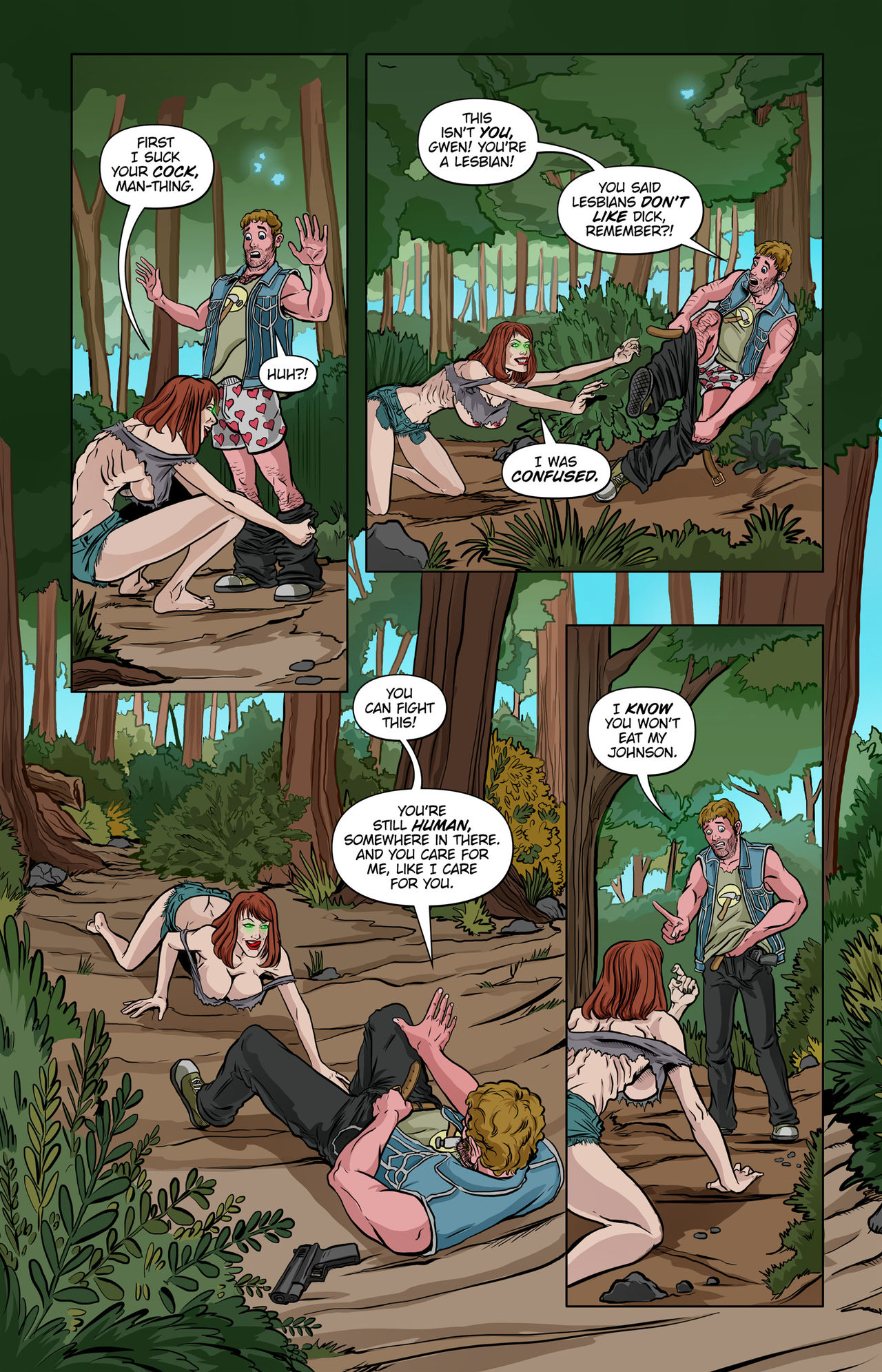 Lesbian Zombies From Outer Space #6 page 5 full
