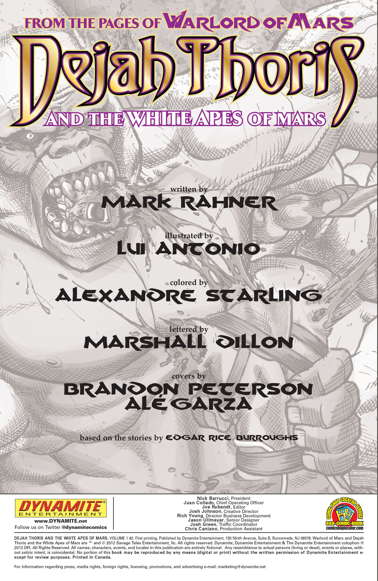 Dejah Thoris And The White Apes Of Mars 02 page 3 full