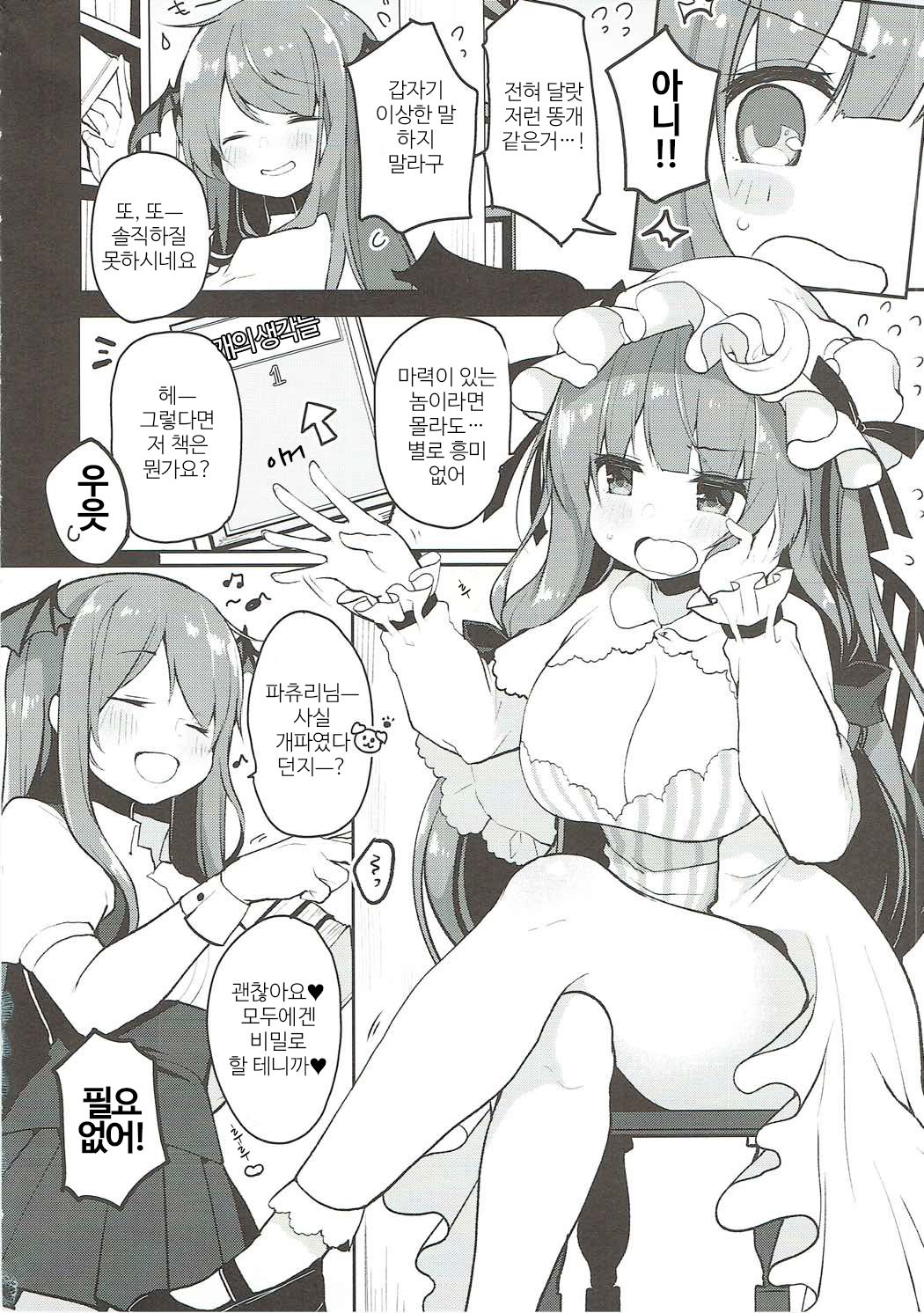 Dosukebe Pet no Patchouli to Gachihame Honki Koubi Shichaimashita page 3 full