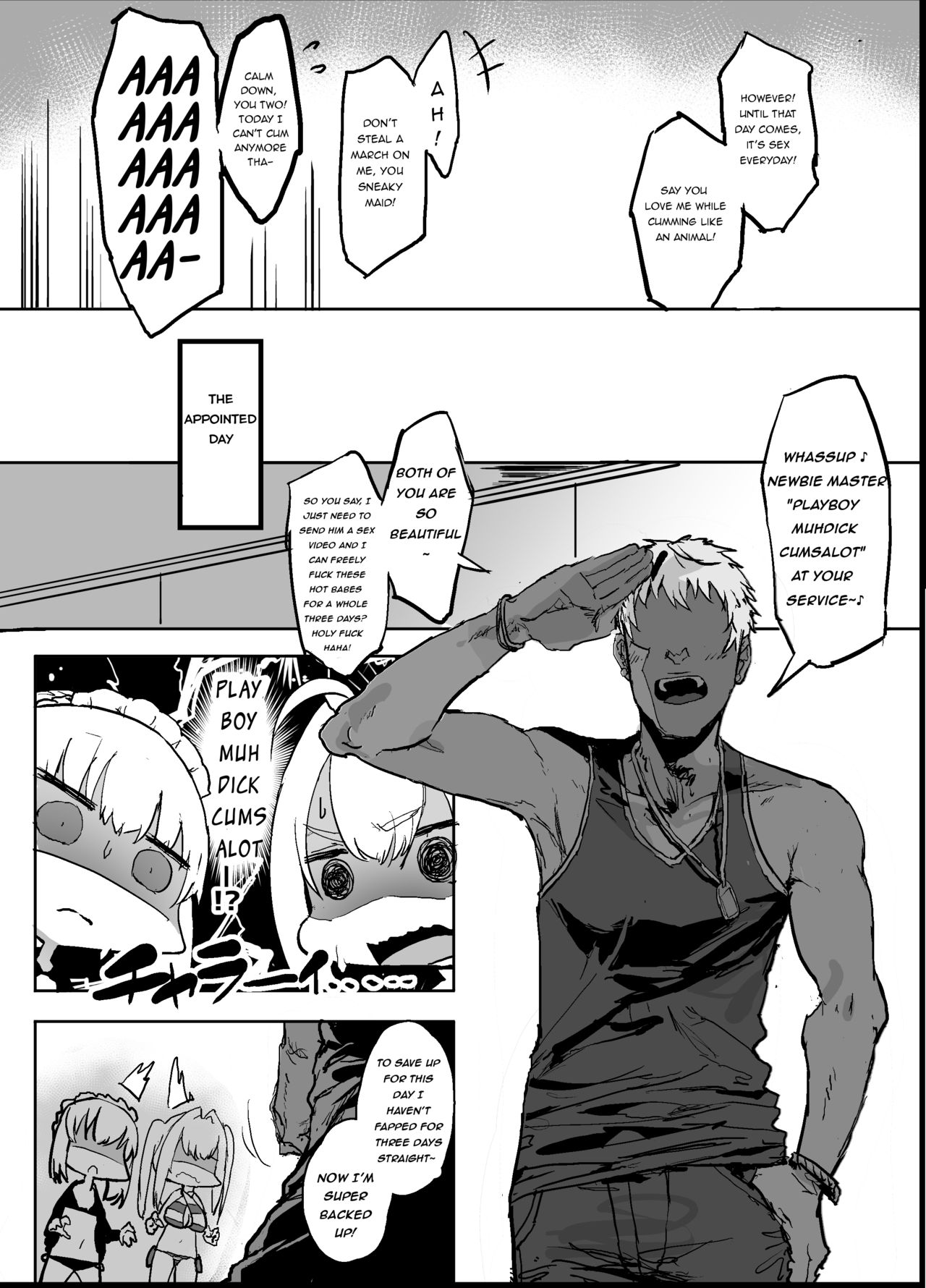 Yarichin ni Gohoushi Sex Suru Nama Onaho to Seishori Maid Netorase Hon page 4 full