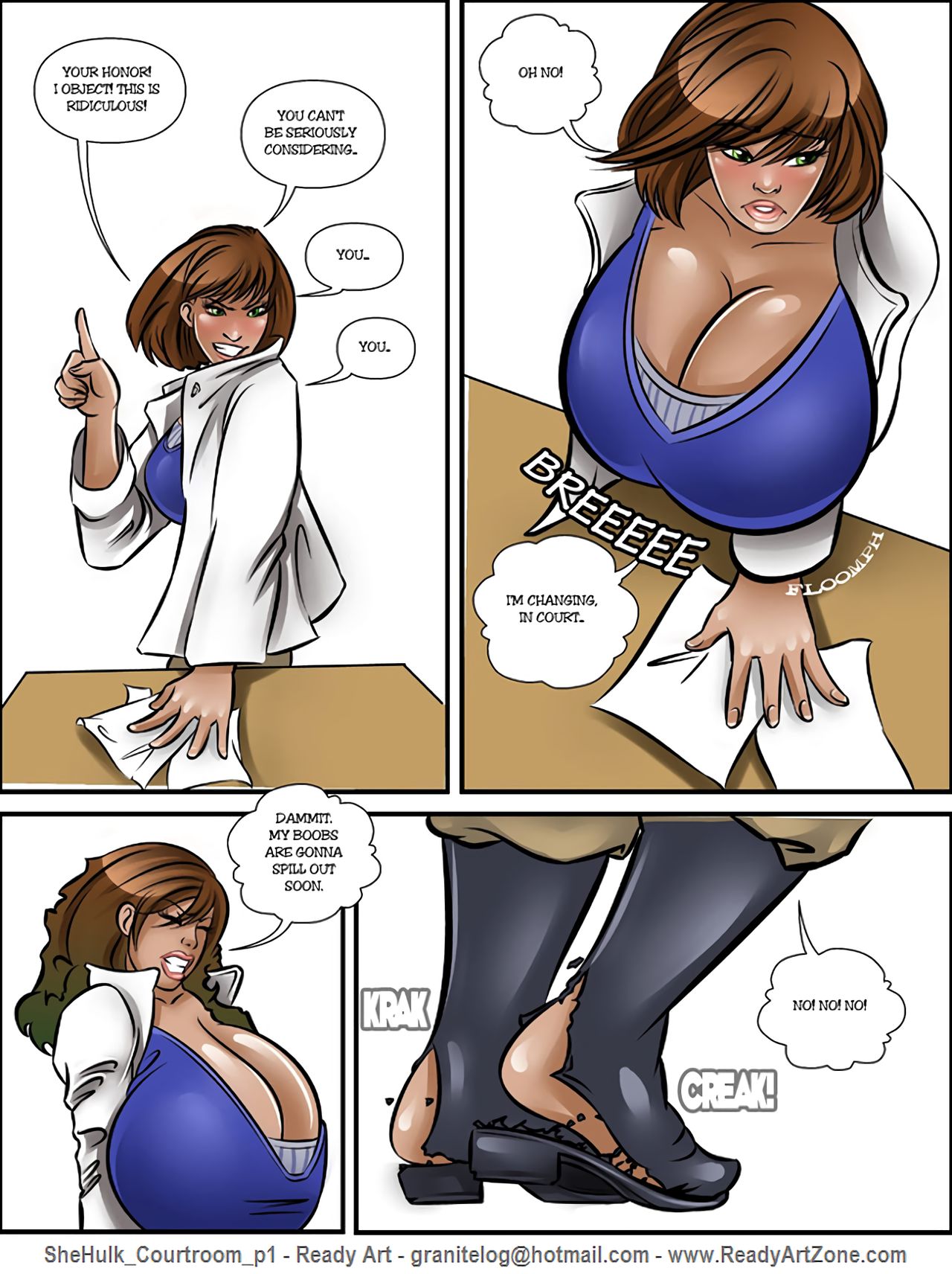She-Hulk page 1 full
