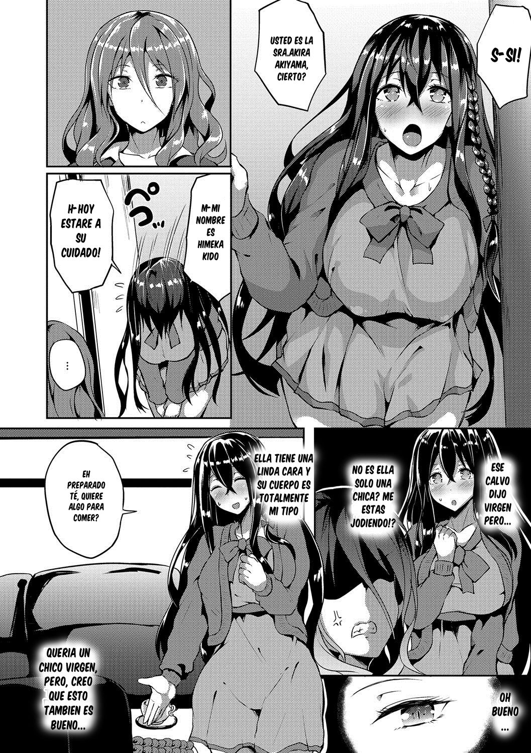 Bitch Onee-san VS Doutei Futanari Reijou | Slutty Bitch VS Young Virgin Futanari page 6 full