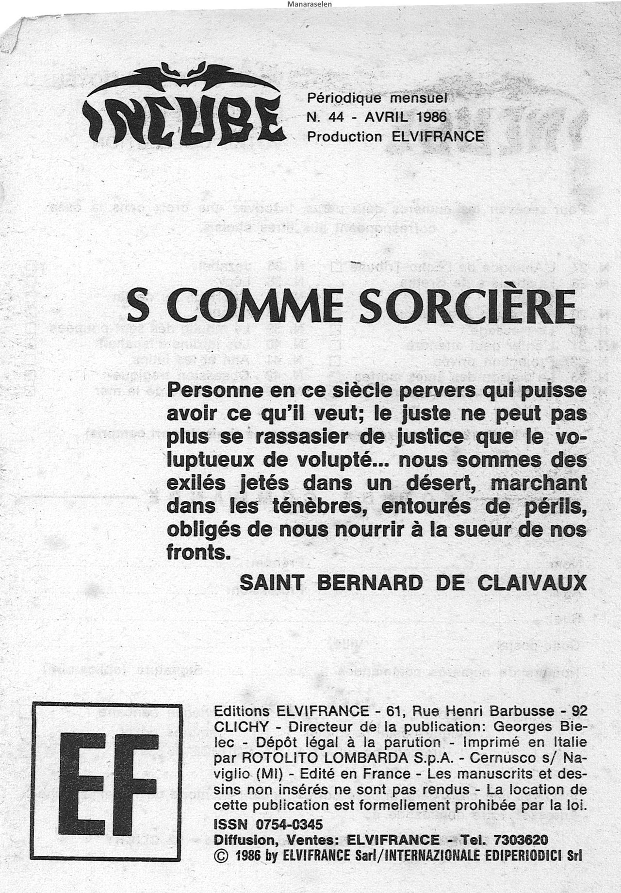Elvifrance - Incube - 044 - S comme sorcière page 3 full