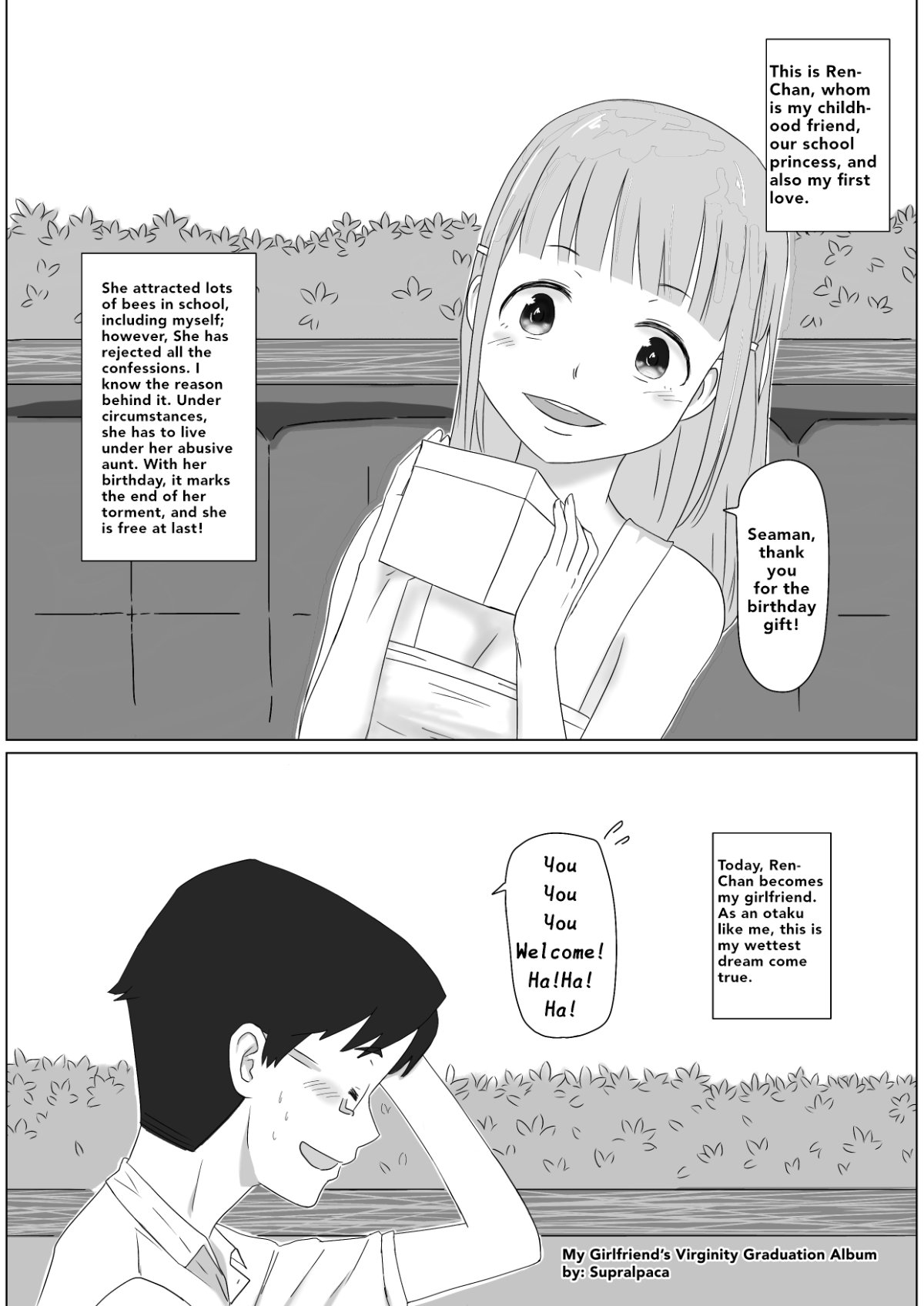 My Girlfriend's Virginity Graduation Album page 1 full