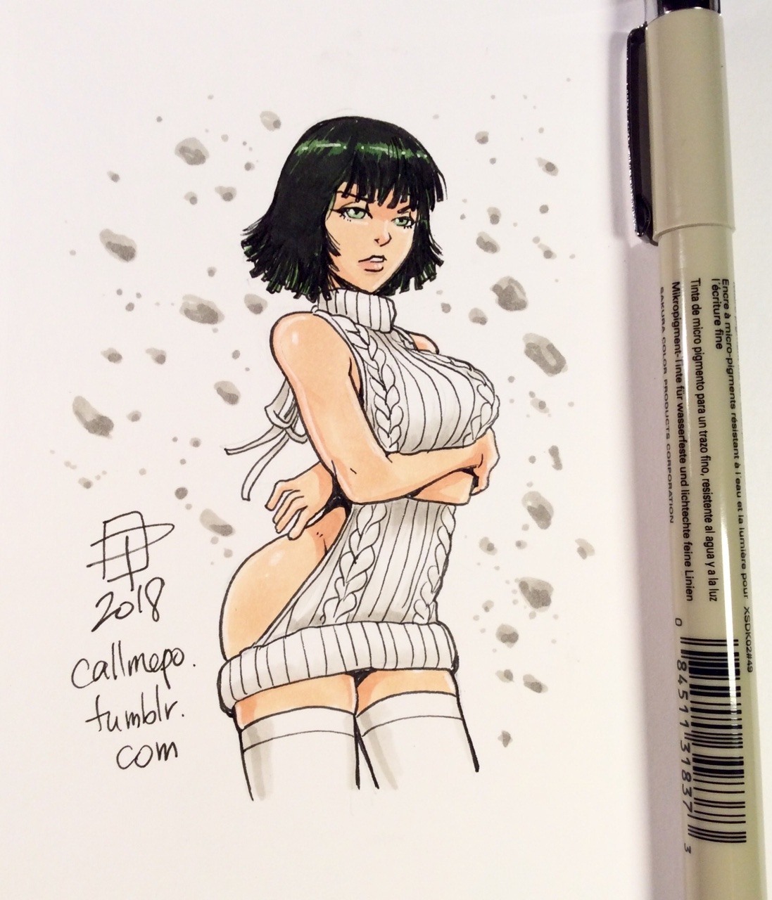 Callmepo - Bonita en Blanco page 1 full