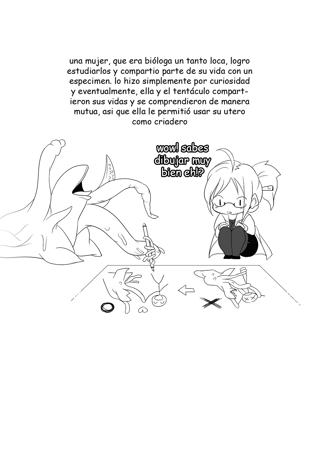 Shokushu to Issho ni Nakayoku Kurasou! | Una Vida Entre Tentaculos page 3 full