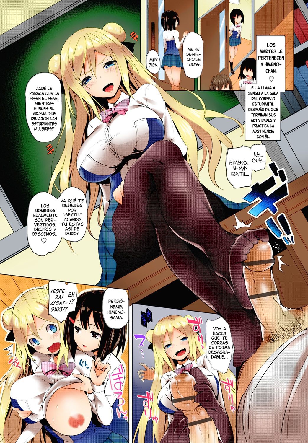 Kinyokubu - Kyoushi no Ore ga Joseito-tachi ni Seikyouiku no Jisshuu!? | Club de la Abstinencia Entrenamiento Sexual Práctico Para Estudiantes Femeninas Ch. 5 page 5 full