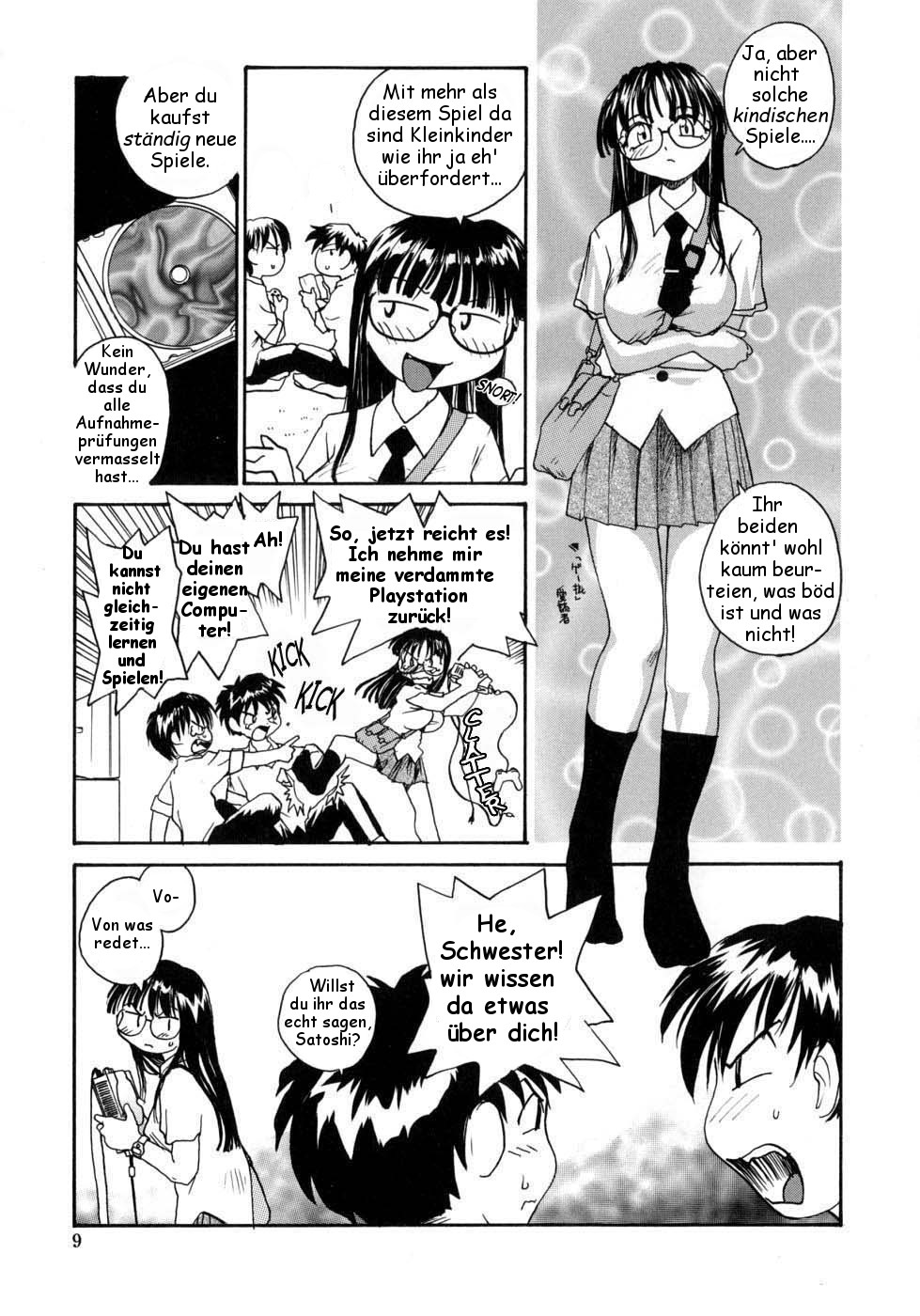 Ane to Megane to Milk - Sister, glasses and sperm page 9 full