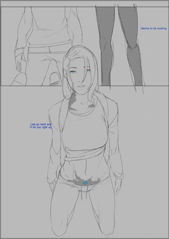 Nanosuit Stephanie Comic page 9 full