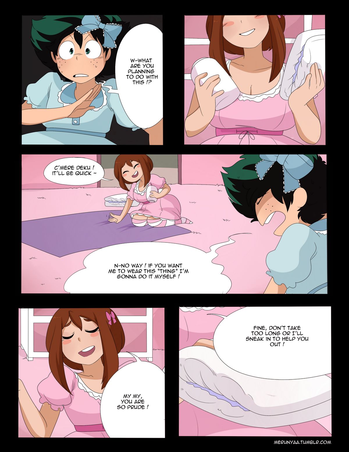 Untitled Boku no Hero Academia Diaper Comic + Extras page 10 full