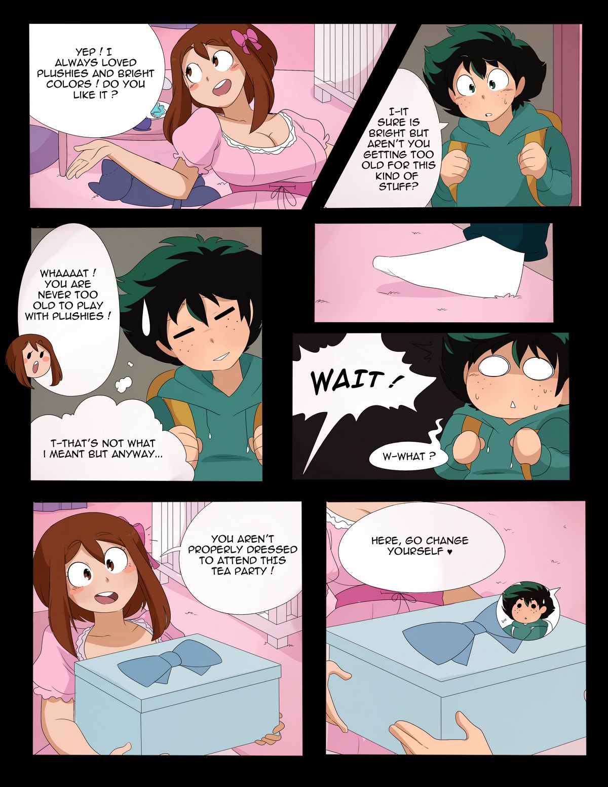 Untitled Boku no Hero Academia Diaper Comic + Extras page 7 full