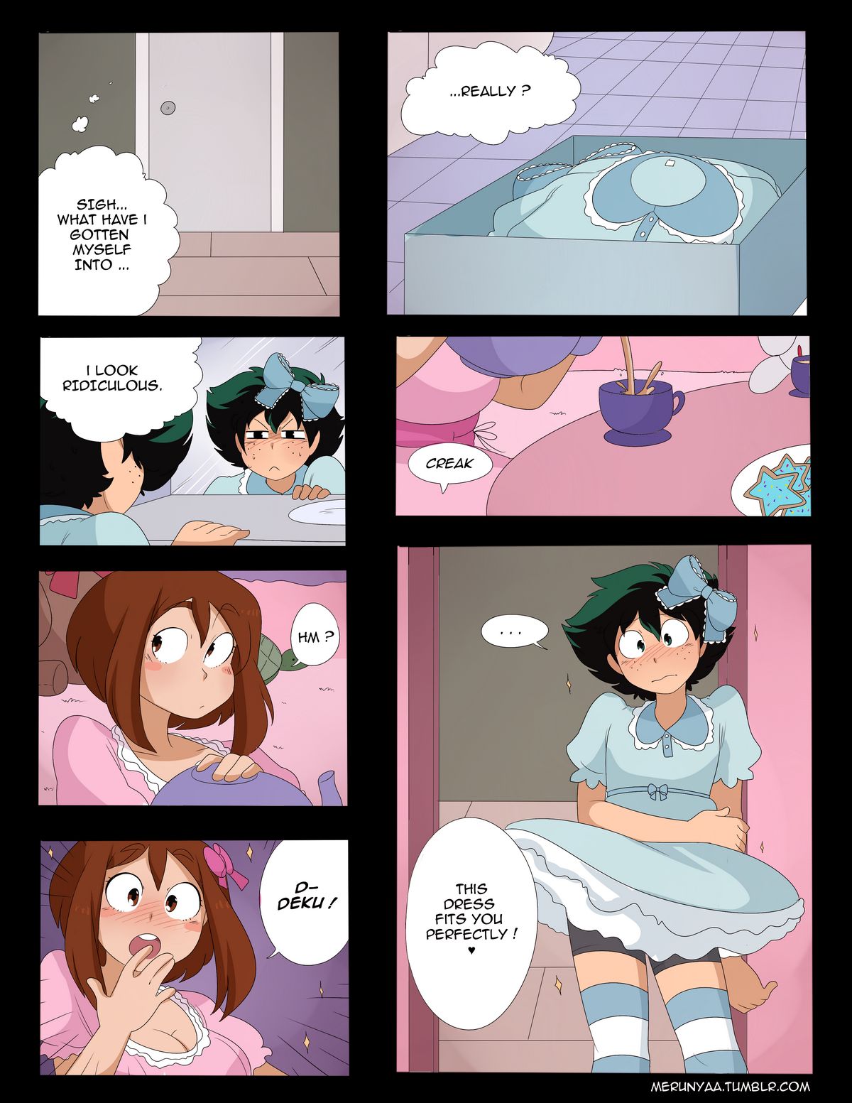 Untitled Boku no Hero Academia Diaper Comic + Extras page 8 full