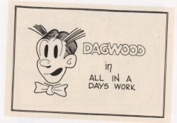 Dagwood in All in a Day's Work