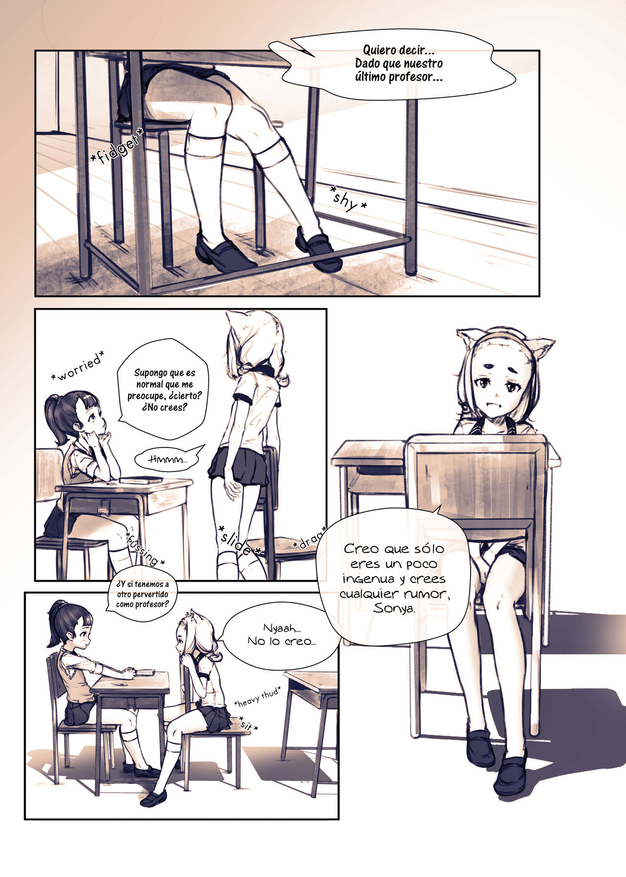 Hey... Teacher... Can you give us a ballet lesson page 10 full