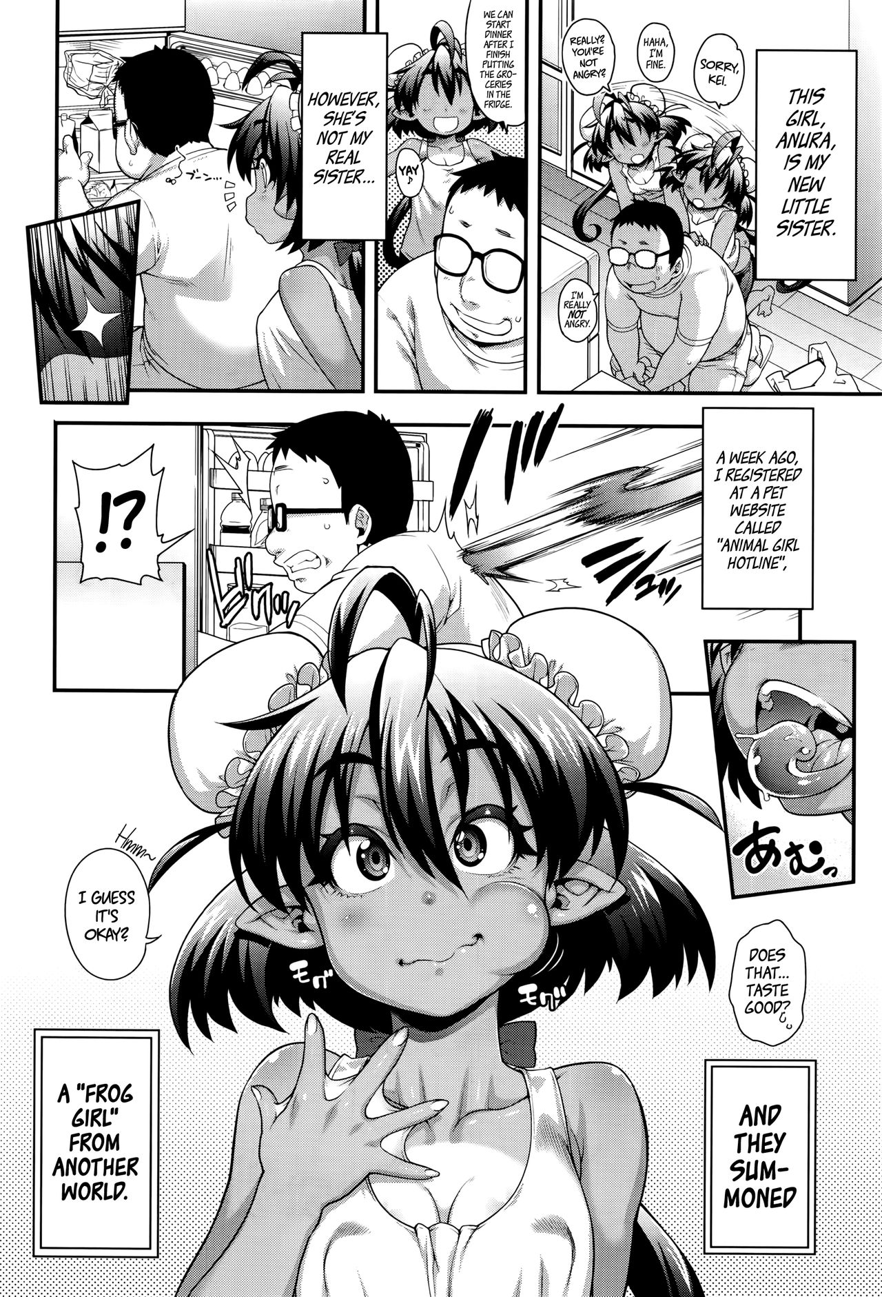 Kemonokko Tsuushin ~Kaeruko Anura~ | Animal Girl Hotline ~Frog Girl Anura~   =Dark Mac + CW= page 2 full