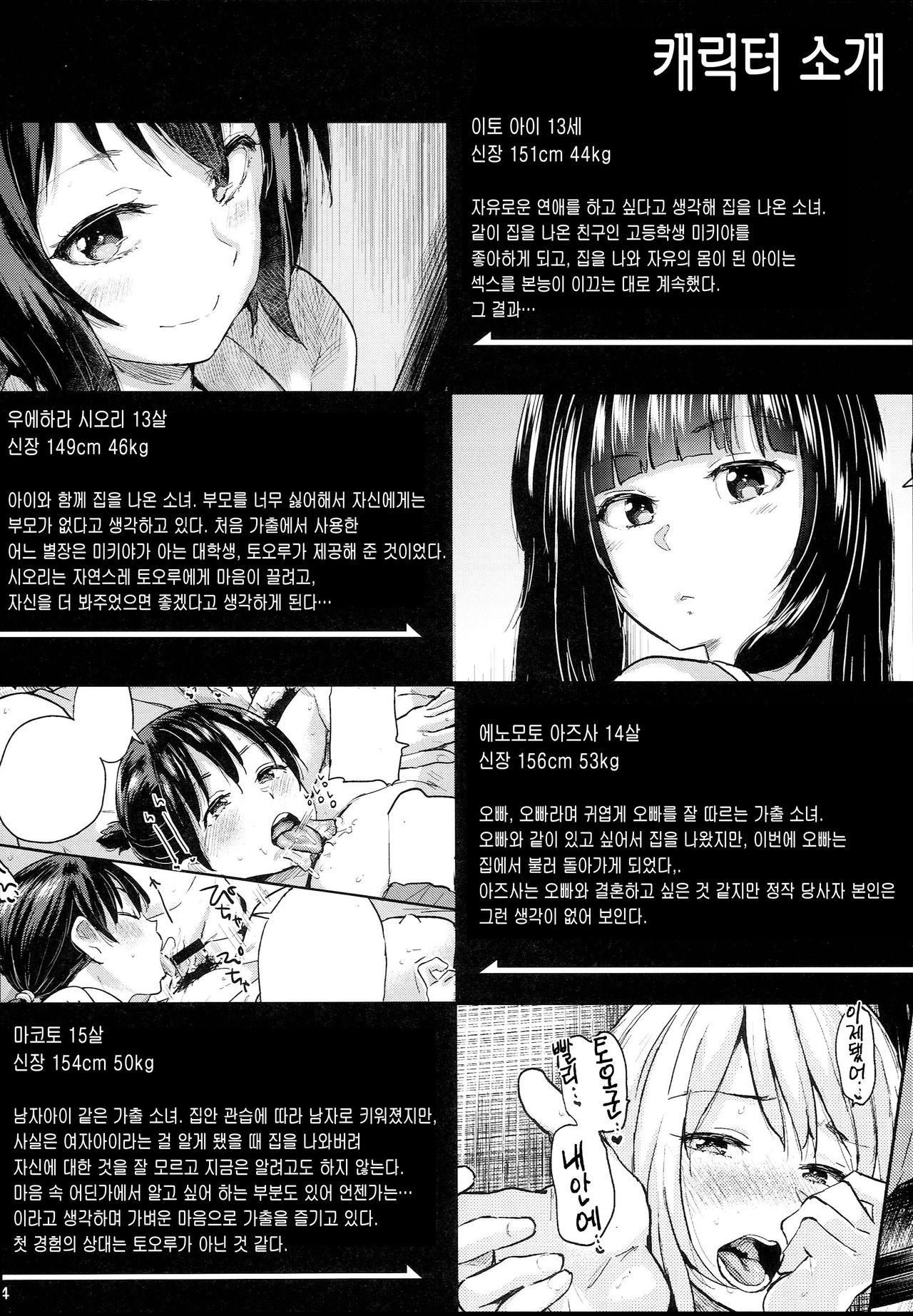 Oya ni Naisho no Iedex 6 - Dekichatta Hen | 부모님껜 비밀인 가출섹스6 생겨버렸다 편 page 4 full