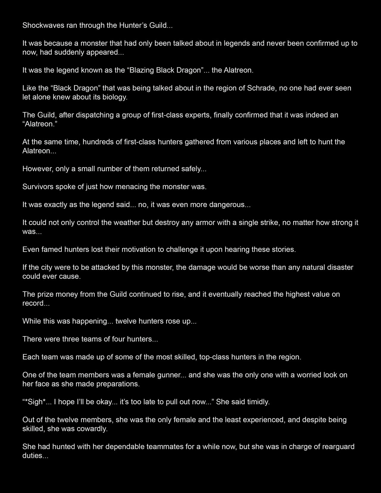 Monster Hunter Ryoujoku Chapter: Escadora Hunter page 2 full