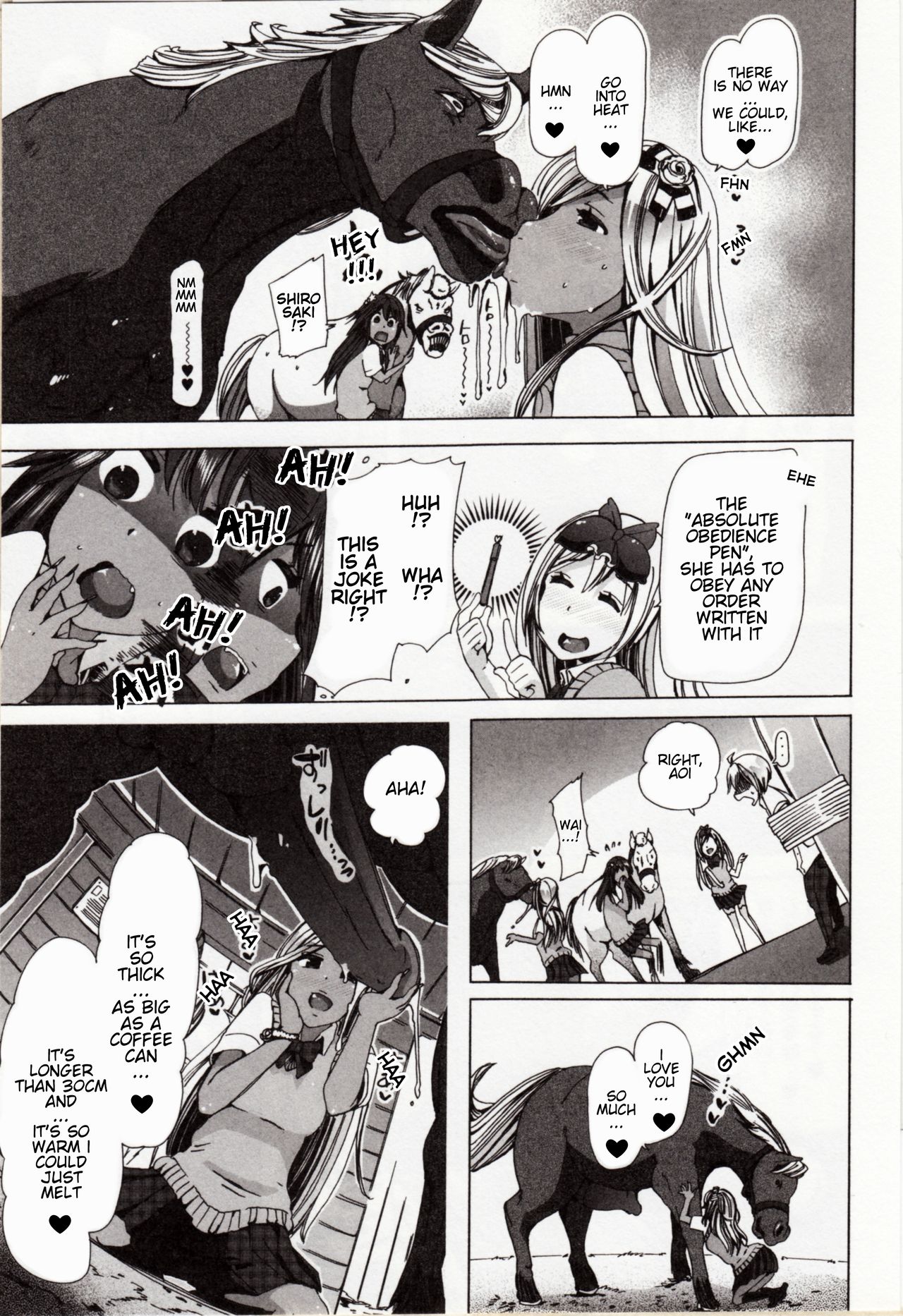 Juukan Yokubou Kanaete Ageru yo! ~Zettai Fukujuu Pen~ | I'll Grant Your Bestiality Fantasy! ch.3 page 7 full