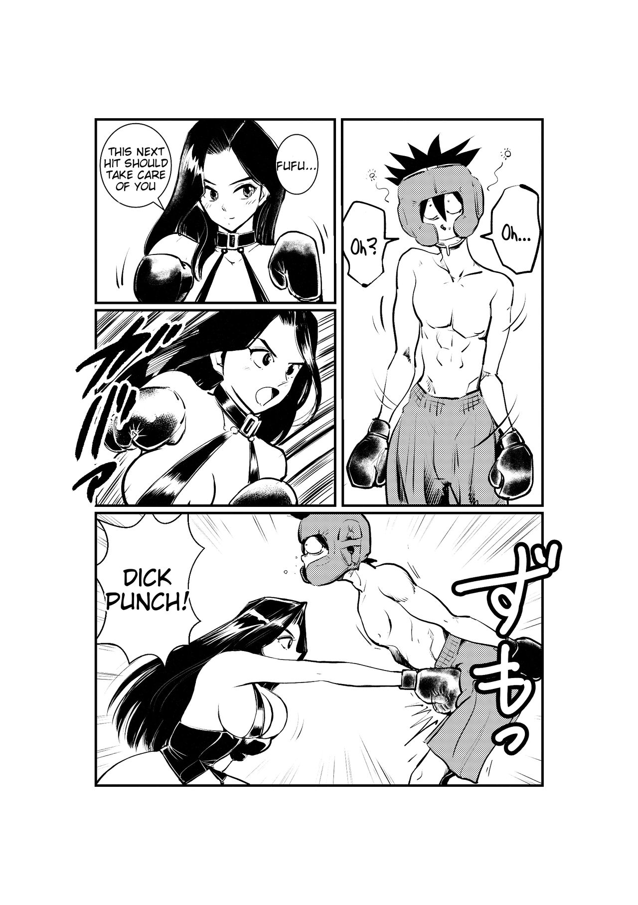 Monzetsu! Mix Fight | Painful KO! Mixed Fighting page 9 full