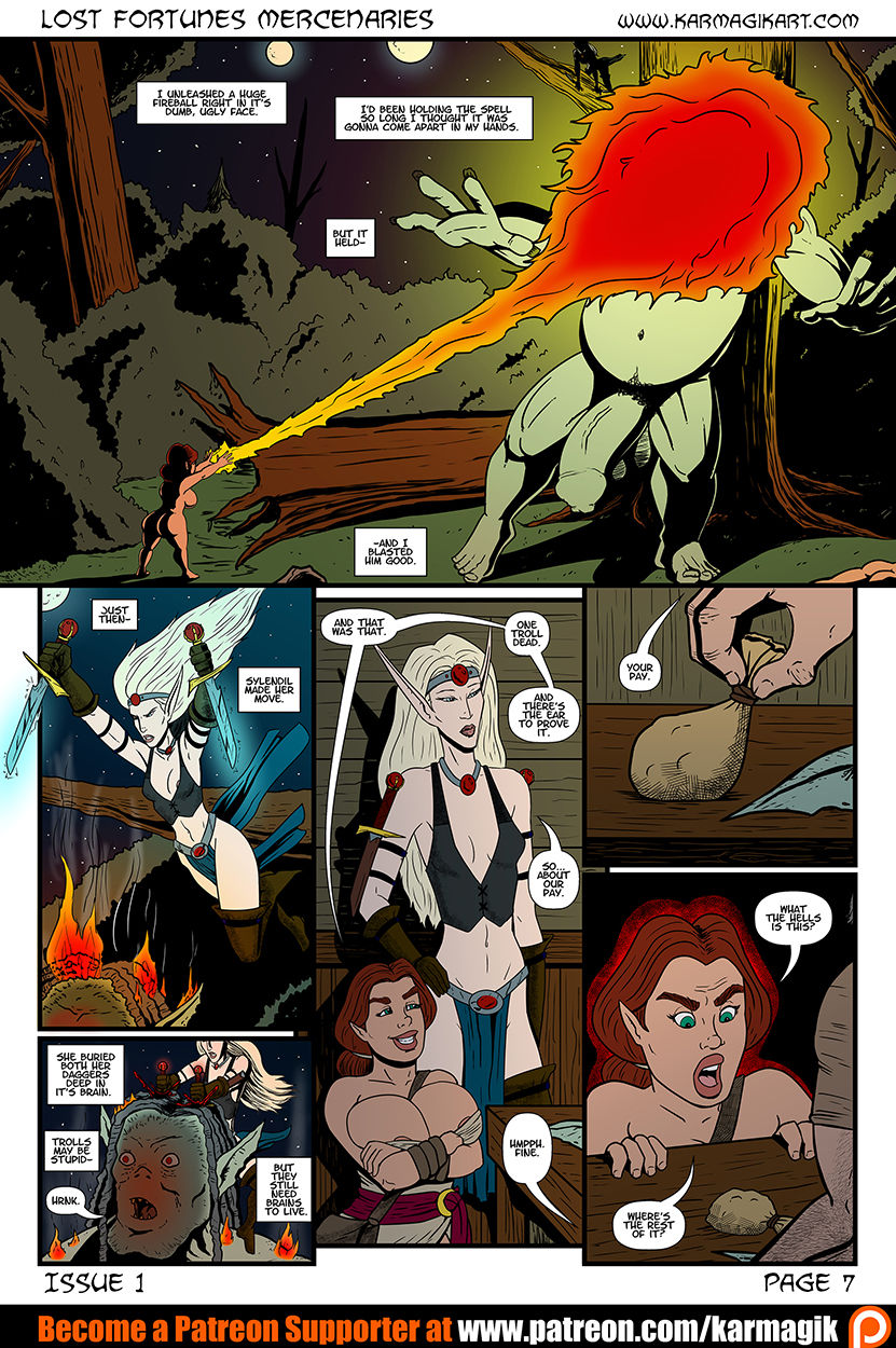 Lost Fortunes - Mercenaries Book I - Color page 8 full