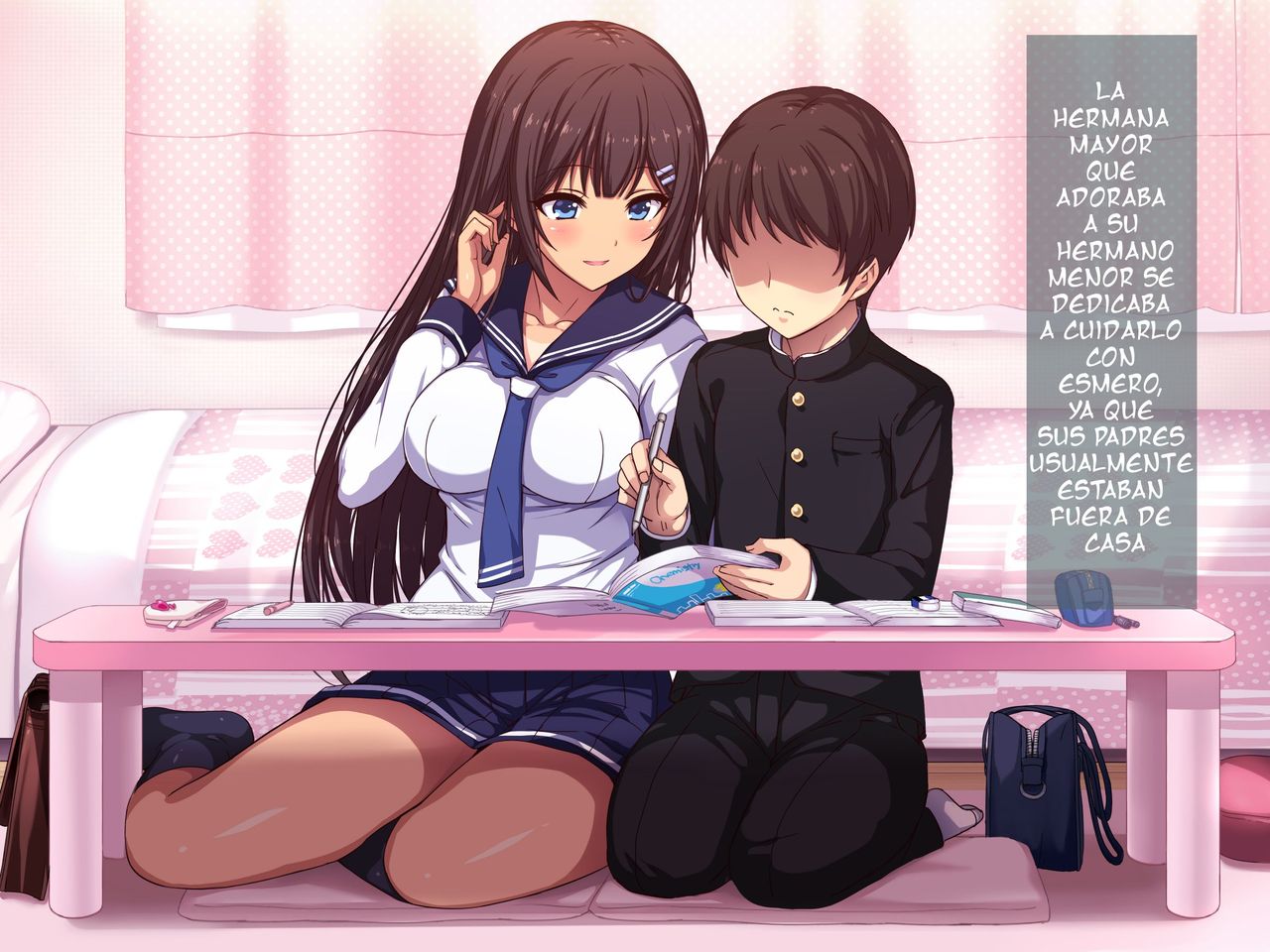 Aru Hi, Otouto ga Nozokimita no wa Furyou-tachi ni Konsui Rape Sareru Daisuki datta Ane no Sugata datta. page 5 full