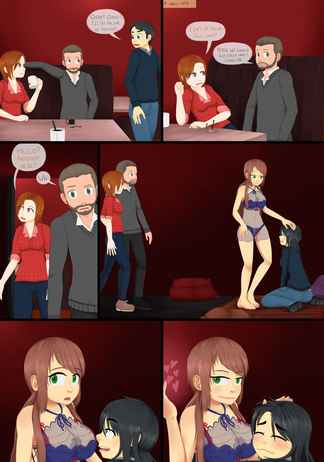 Nerd versus Yuri Love Goddess - True Love page 6 full